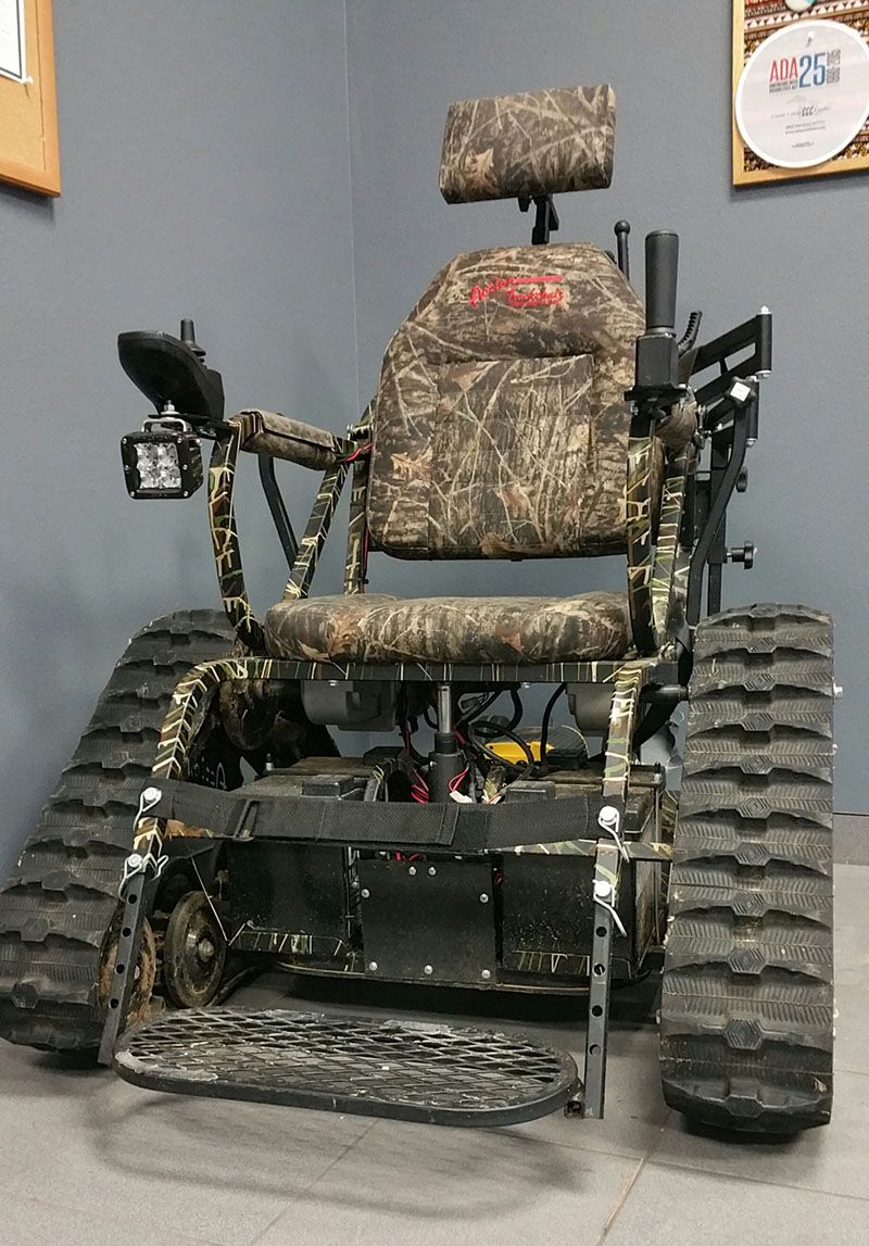 AT Loan Closet Off Road Wheelchair for Nature and Hunting