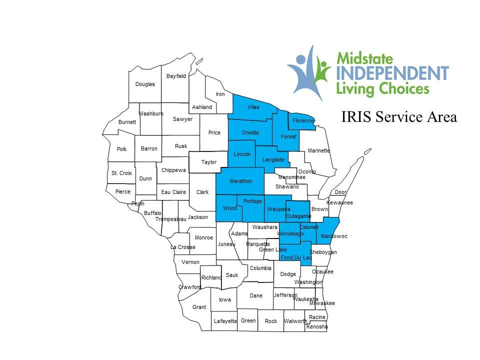 IRIS Wisconsin Service Area