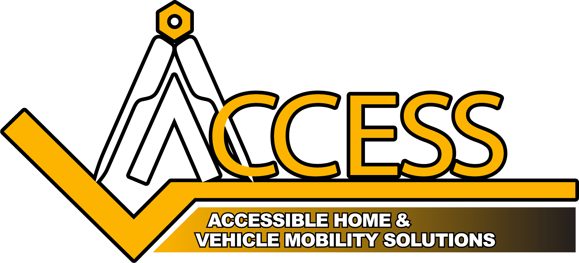 ACCESS logo with compass and checkmark design