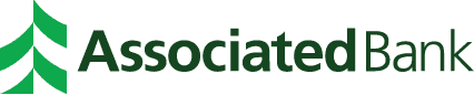 Associated Bank green logo on white background